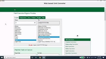 How to create a web based unit converter with Visual Studio C#