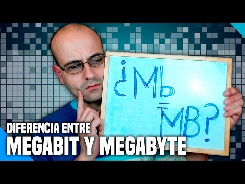 Vídeo: Diferencia Entre Megabyte Y Megabit