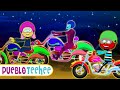 Motocicletas fantasma - Canciones infantiles con Len y Mini | Pueblo Teehee
