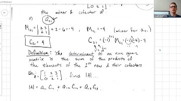 3.1 Intro to Determinants