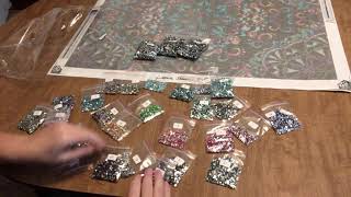 Unboxing from Crystal Canvas Art Designs, new release crystal mandala Diamond painting