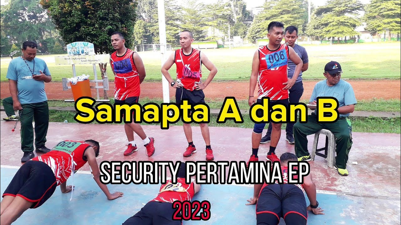 Kegiatan Samapta A dan B security Pertamina EP regional 2 di lapangan blok S
