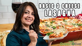 How to Make a Classic Three Cheese Lasagna