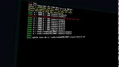 Minecraft opencomputers procedural soundtrack generation