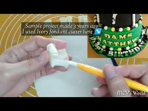 How to use Delicate Fondant Letter Cutters - Bake & Deco Warehouse 