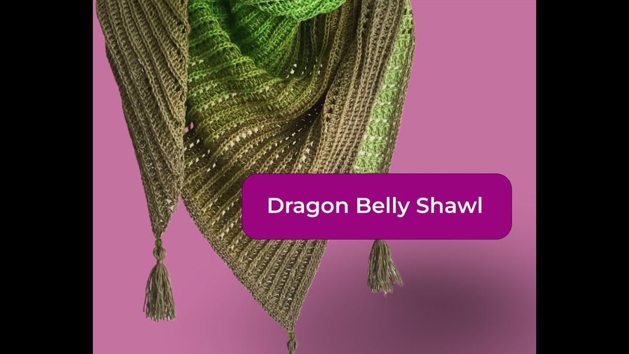 Dragon Belly Shawl Crochet Tutorial