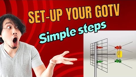 How to install GOtv antenna & decoder  (Easy Guide) #gotv