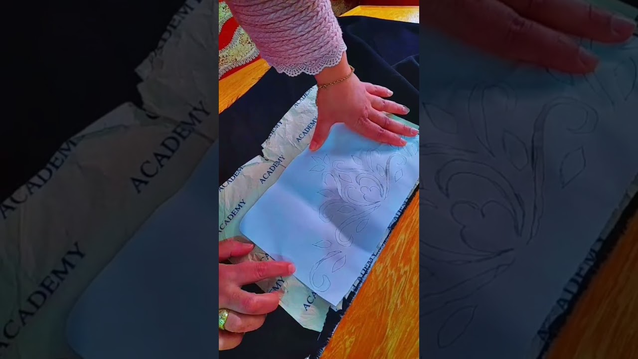 طريقة الرشم على التوب للمبتدئات 