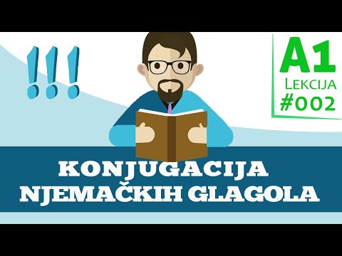 Konjugacija glagola u njemačkom jezik 1 dio  - Lekcija 2 (A1L2)  Njemačka gramatika A1