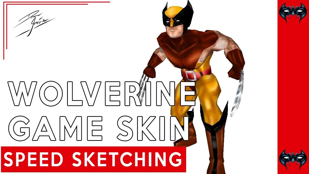 wolverine Texture mapping - YouTube