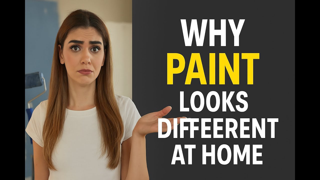 Why Your Paint Looks Totally Different on the Wall - YouTube