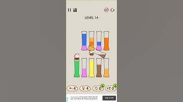 Water sort puzzle game level 14 #shorts #games #crazyshooter