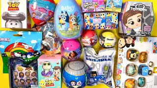 16 minutes Asmr unboxing eggs! Hello Kitty, Bluey, Doorables Star Wars, Baby Borne, Wish