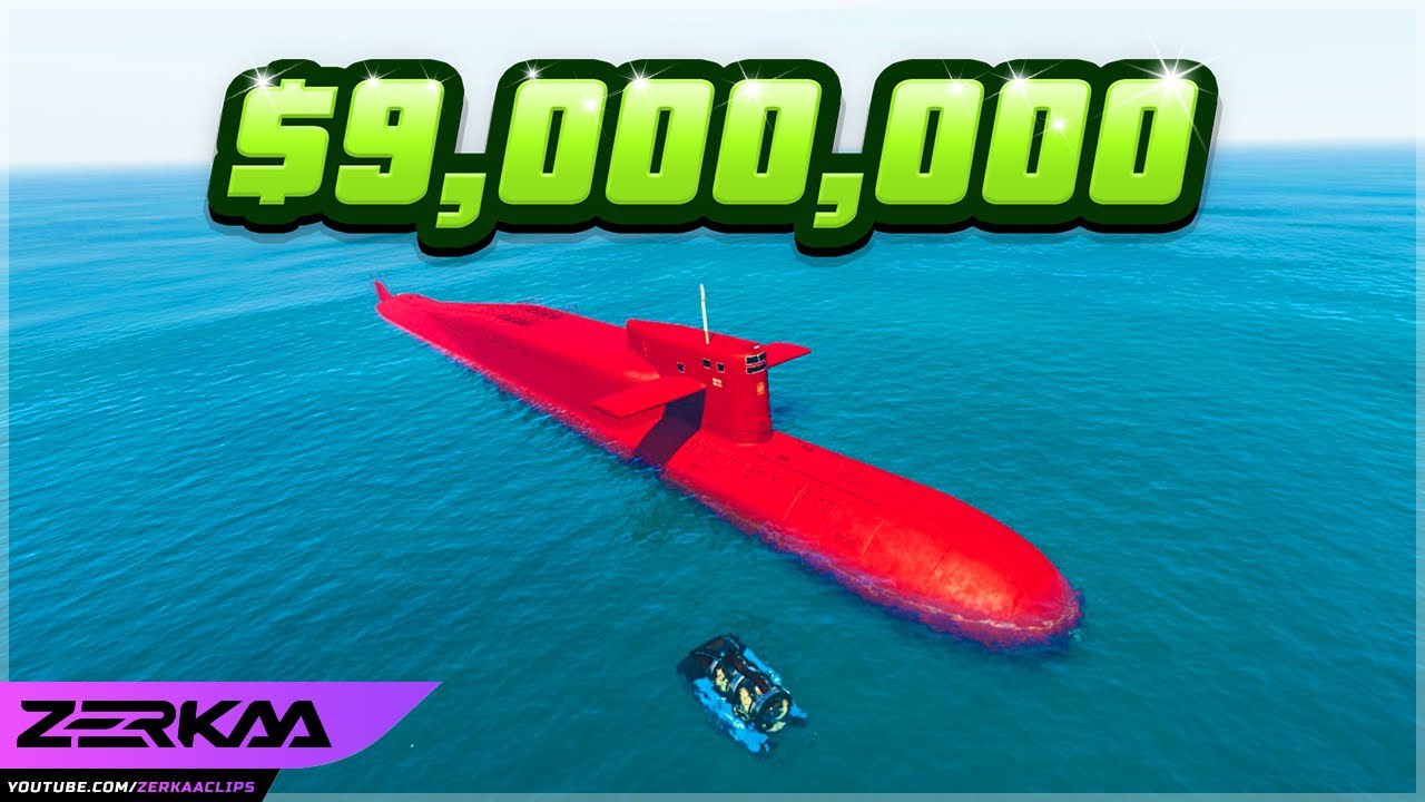 New 9,000,000 Submarine In GTA 5! (Cayo Perico Heist Update) YouTube