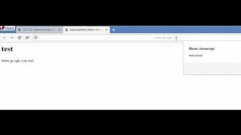 Opera Web Browser 20 Data URL Opened into a new tab - URL Spoofing Vulnerability