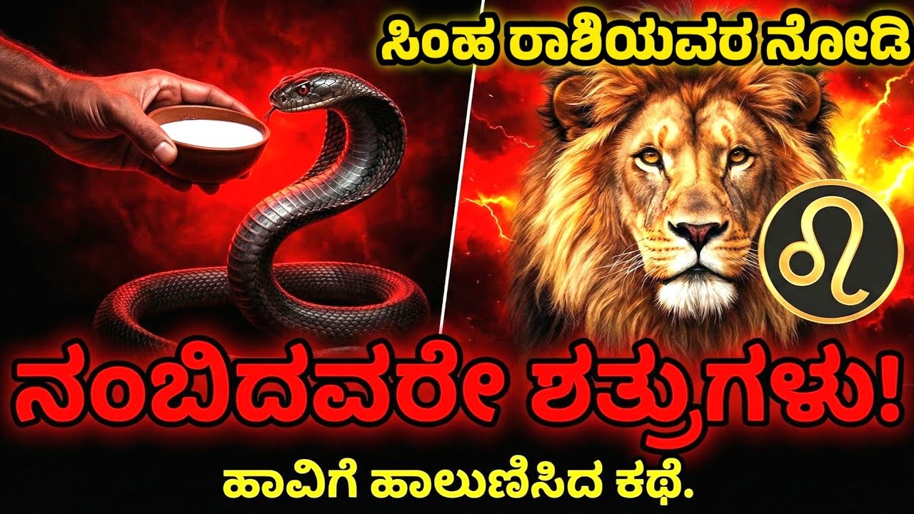 ಸಿಂಹ ರಾಶಿಯವರ ಕಣ್ಣೀರಿನ ಕಥೆ | ನಂಬಿದವರೆ ಶತ್ರುಗಳು | simha Rashi Life Reality