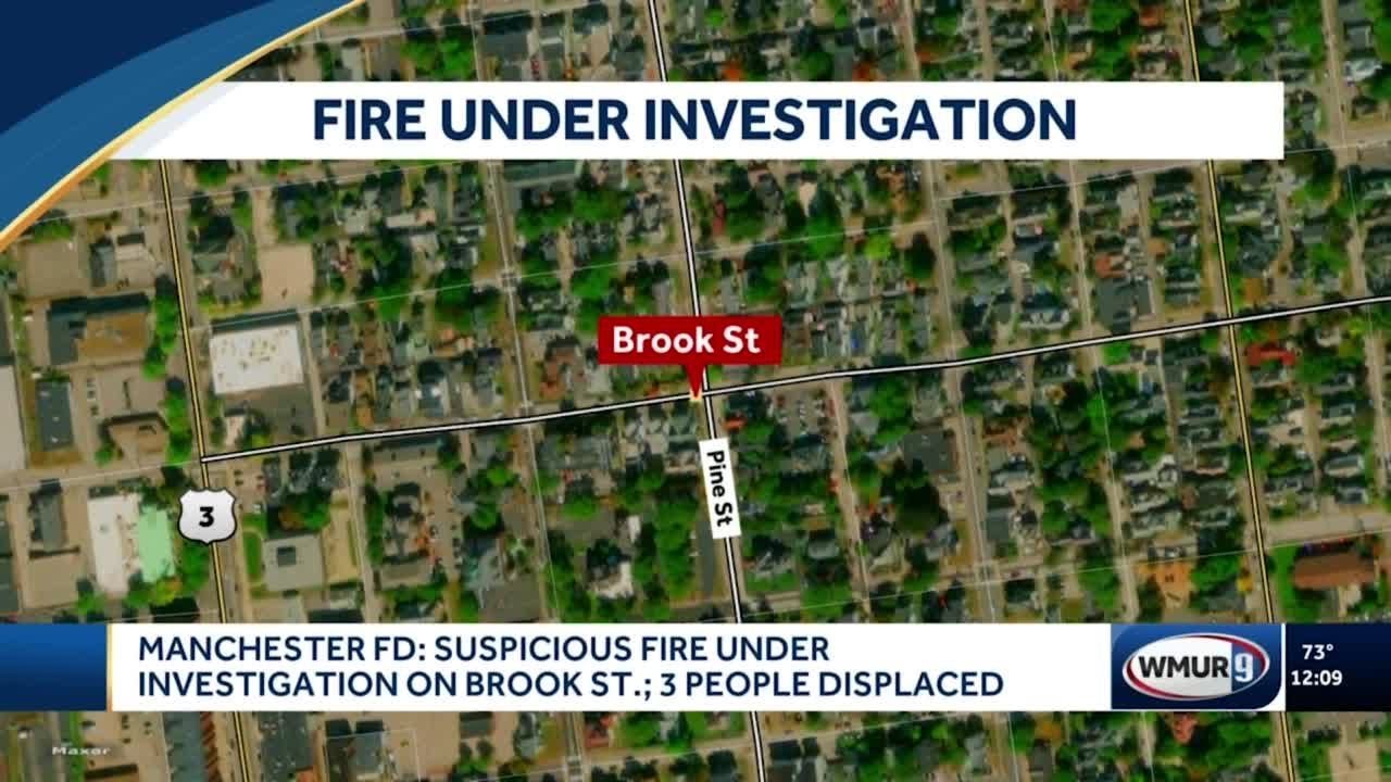 Manchester FD: Suspicious fire under investigation - YouTube