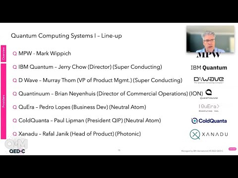 Quantum Computing Systems Full Webinar - QED-C Quantum Marketplace