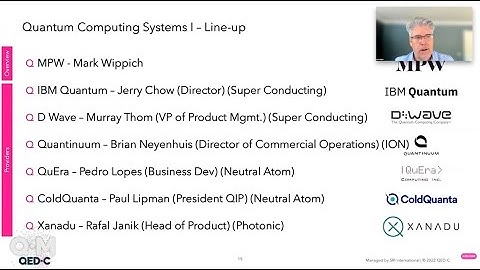 Quantum Computing Systems Full Webinar - QED-C Quantum Marketplace