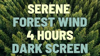 4 Hours Serene Forest Wind | Sleep, Study, Focus | NO ADS