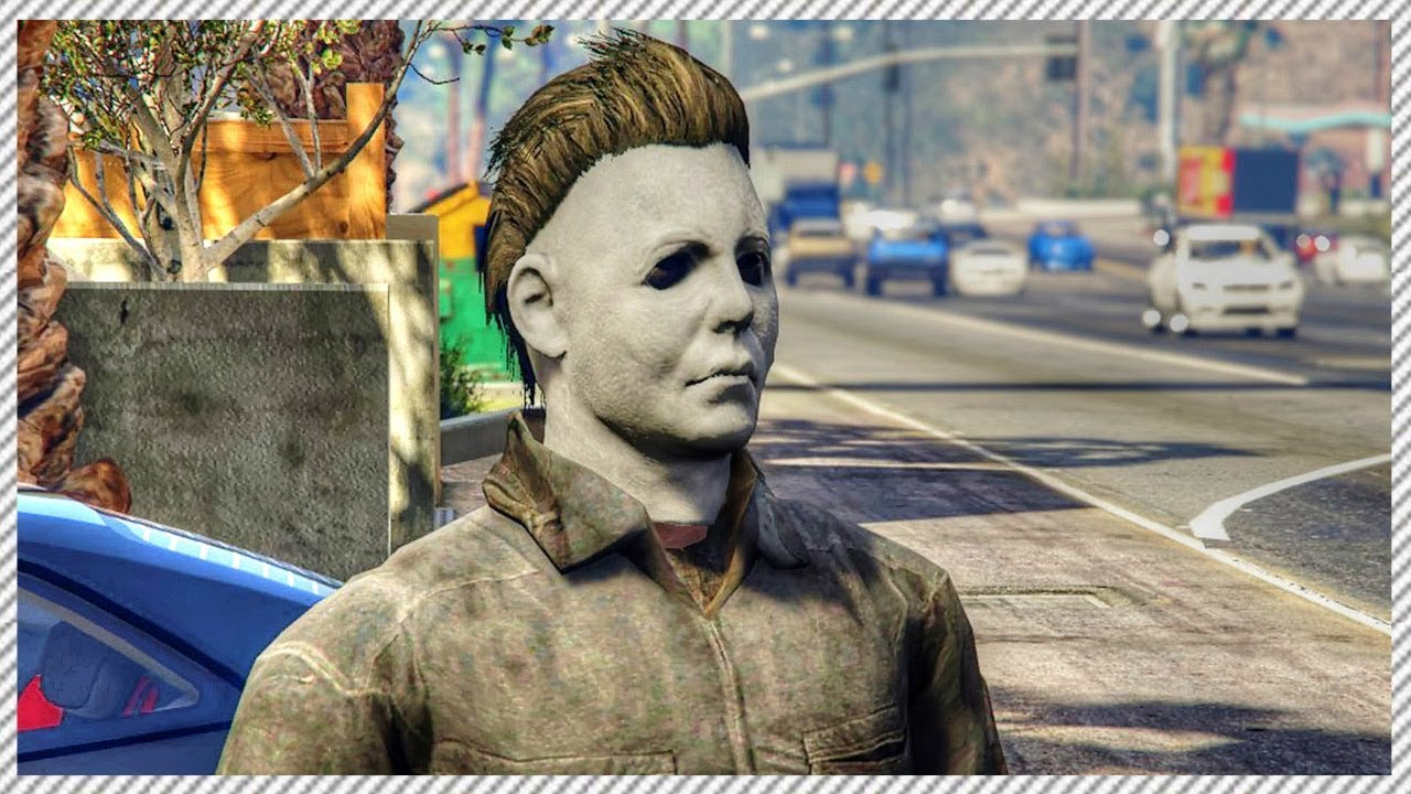 GTA 5 REAL LIFE MOD 55 Buying Franklin's New Halloween Costume YouTube