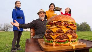 Famous This Giant Burger Took Us All Day 😳 Profile