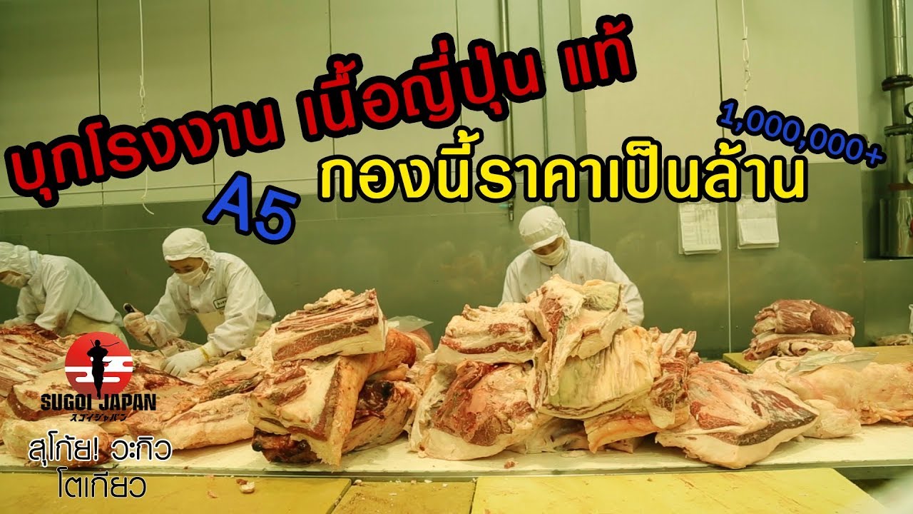 เนื้อวากิว a5  2022 Update  [Eng Sub] Japanese Wagyu A5 บุกโรงงานเนื้อวากิว...ญี่ปุ่น วัวตัวละล้าน | SUGOI JAPAN | 191