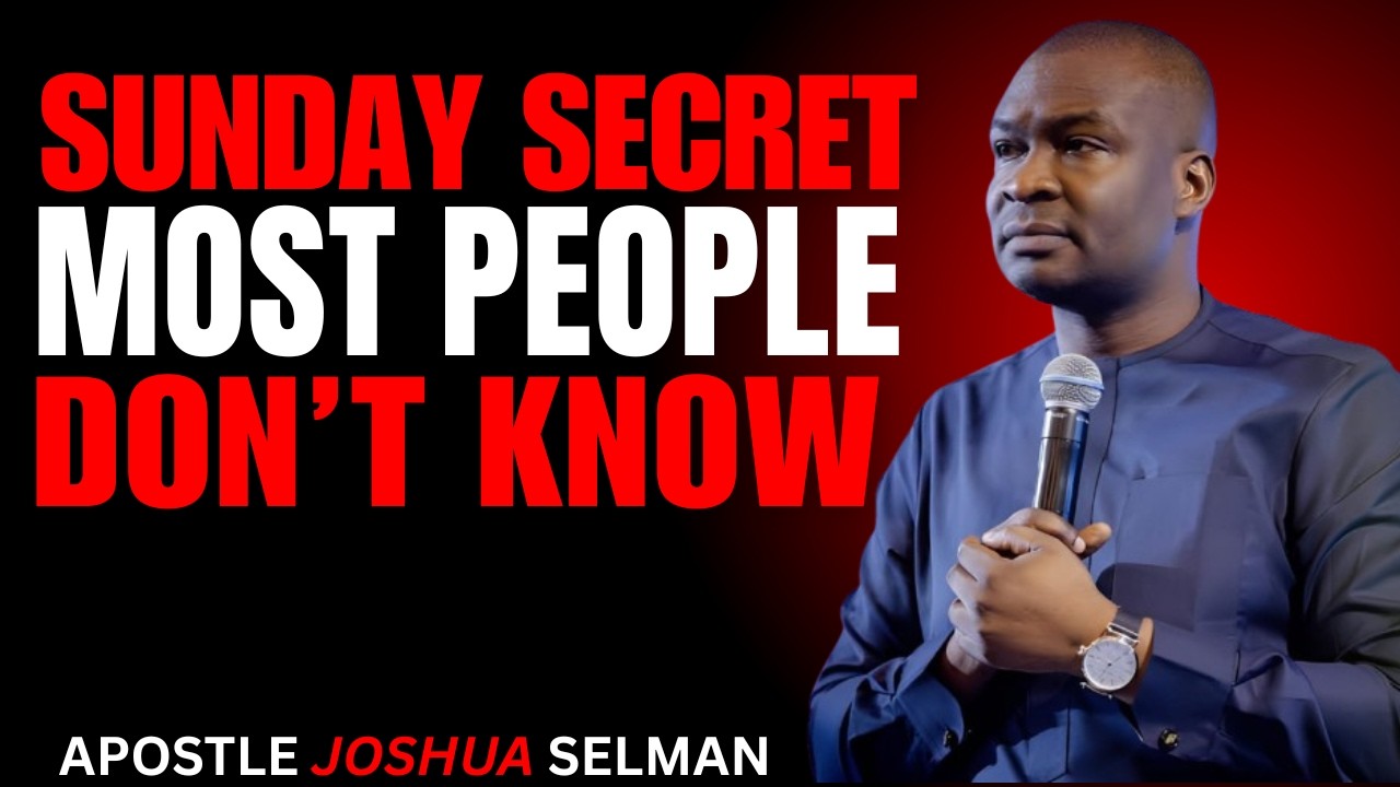 Put Your Name in Water This Sunday — A Powerful Spiritual Secret Revealed | Joshua Selman