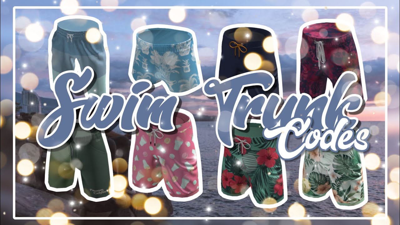 Boys Swim Trunk Codes 🩳🌊 Berry Avenue, Bloxburg, Brookhaven YouTube