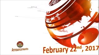 ATS Announcements 2-22