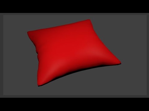 How To Make A Pillow Or Cushion In Blender 3d V2 77 Spoken Tutorial Beginner Youtube - roblox pillow mesh