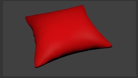 How to make a pillow or cushion in blender 3d v2.77 : spoken tutorial (beginner , +)