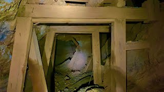 Climbing Old Ladders in an Abandoned Mine to Reach a Lower Level (Part 2)