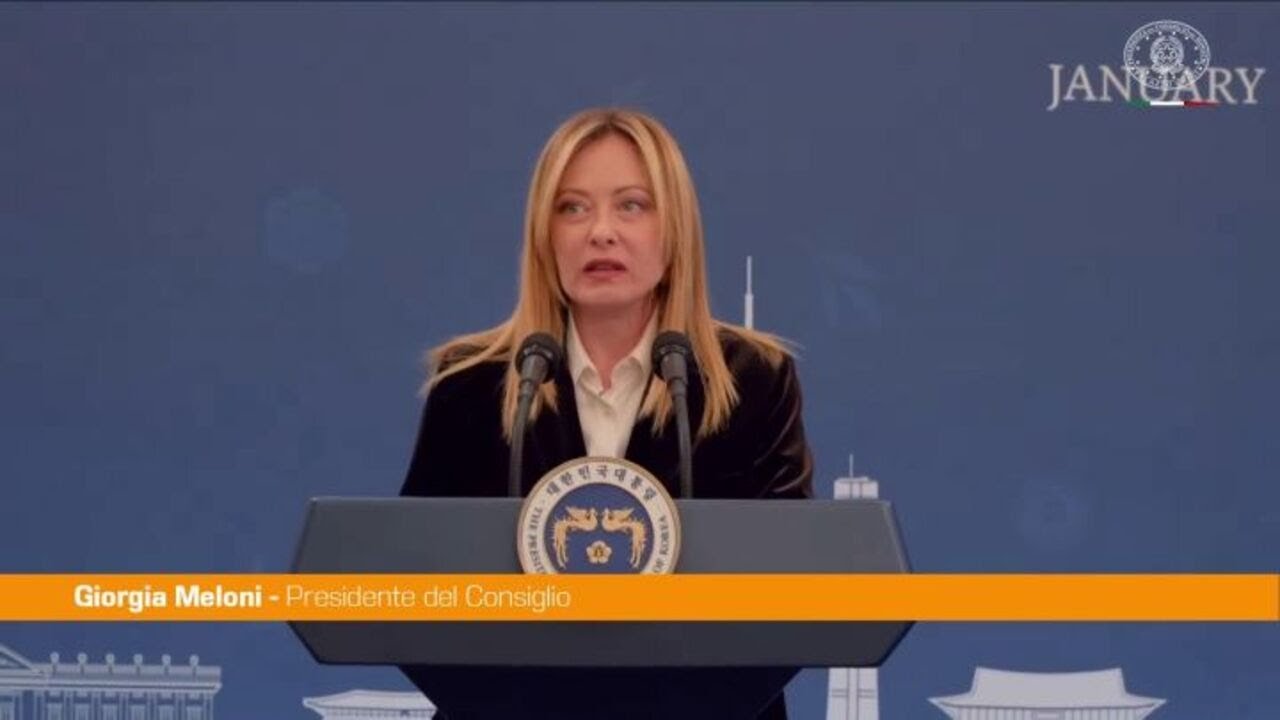 Italia-Corea del Sud, Meloni 