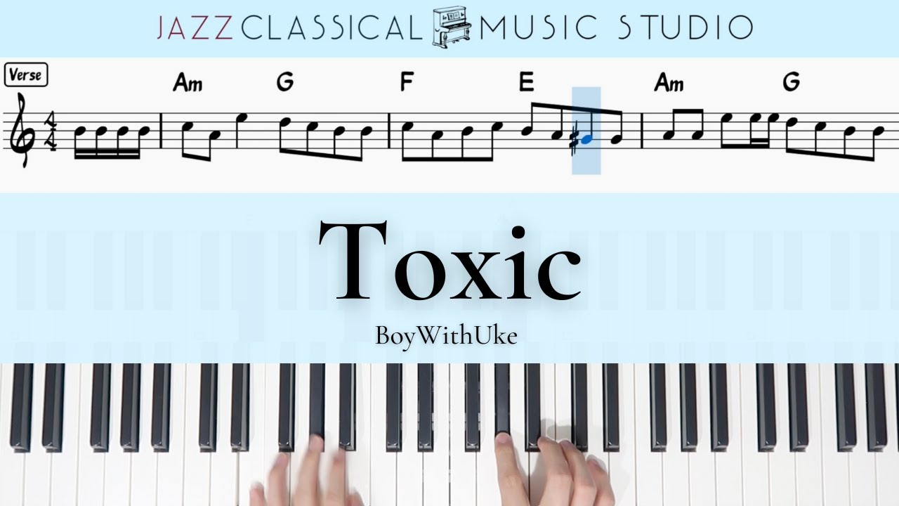 BoyWithUke - Toxic Sheets by Jazz Classical Music Studio