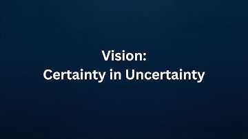 How to Build a Vision That Stays Strong in Uncertainty #vision #visionaryleadership #certainty