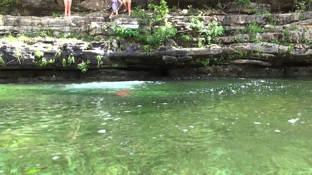 Swimming at Blanchard Springs Caverns Part 3 YouTube