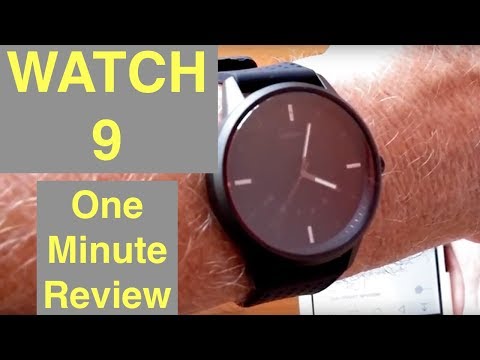 Lenovo Watch 9 Hybrid Analog Smartwatch Luminous Dial, 5ATM Waterproof: One Minute Overview