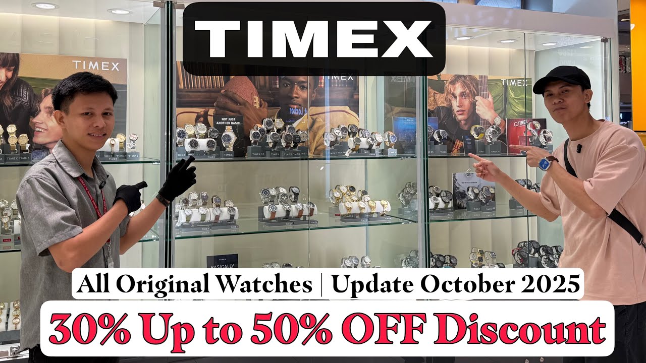 TIMEX All Original Watches | 50% OFF Discount Update October 2025