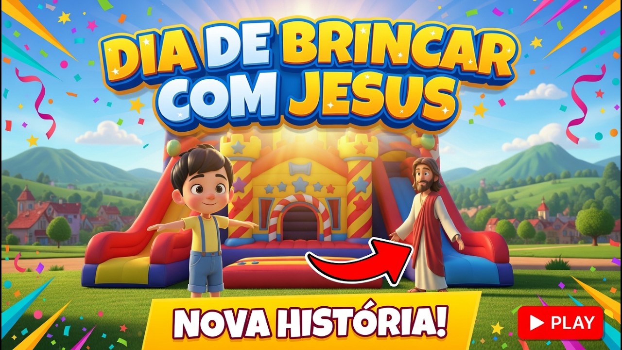 BRINCANDO COM JESUS ! I Musica infantil cristã gospel I Historia Biblica Imusicas infantis