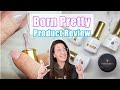 BORN PRETTY gel product review / holographic cat eye / Jelly nude / reflective sequins