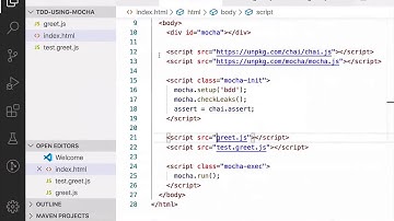 Creating MochaJS unit tests using Client Side JavaScript - Part 3