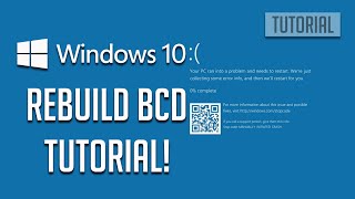 How To Rebuild Bcd Or Boot Configuration Data File In Windows 10 Solved