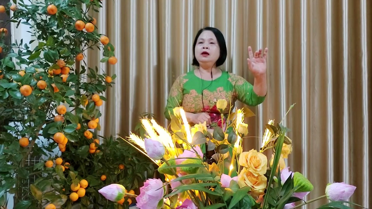 Nguyệt Bùi Thị. Thể hiên ca khúc chèo. Thương cha nhớ mẹ. Làn điêu chèo du xuân 