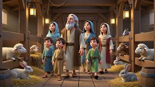 👨‍👩‍👦 Noah and His Family Enter the Ark | Noah’s Ark — Part 7