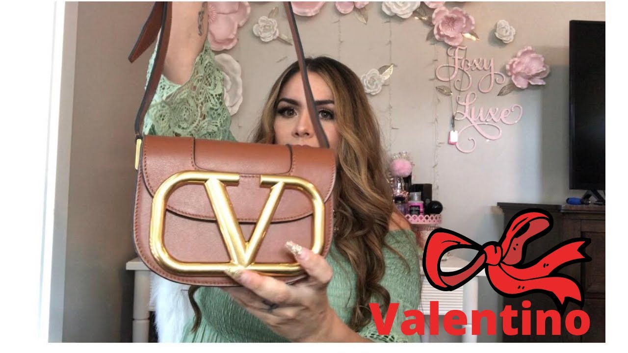 Small Supervee Crossbody Calfskin Bag by Valentino Garavani at