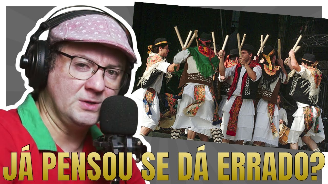 Brasileiro reage em live a PAULITEIRAS E PAULITEIROS DE MIRANDA DO OUP - Cortes J. do Carmo
