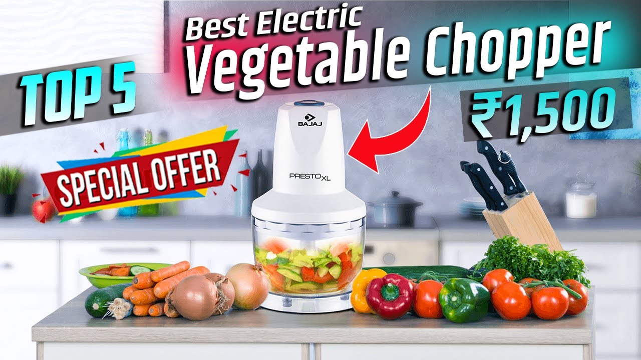 Top 5 best electric vegetable chopper in India 2023⚡Top 5
