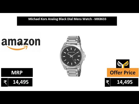 Michael Kors Analog Black Dial Mens 