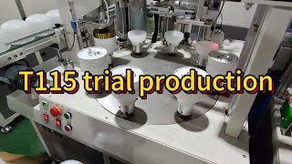semi-automatic assembly line for B22 LED bulbs